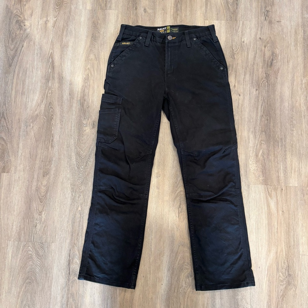 Black Work Pants with Cargo Pocket • 30/30 - Picture 1 of 8